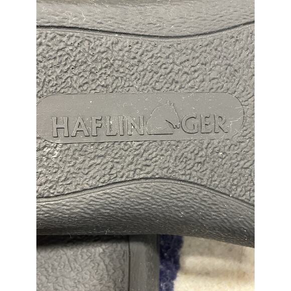 Haflinger Wool Felt Clog Slipper Shoe Women's Size EU 37/ US 6.5 Blue Casual - Picture 8 of 10